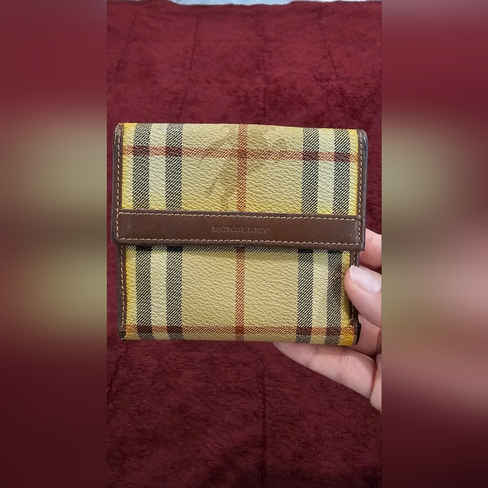 Burberry Plaid Wallet